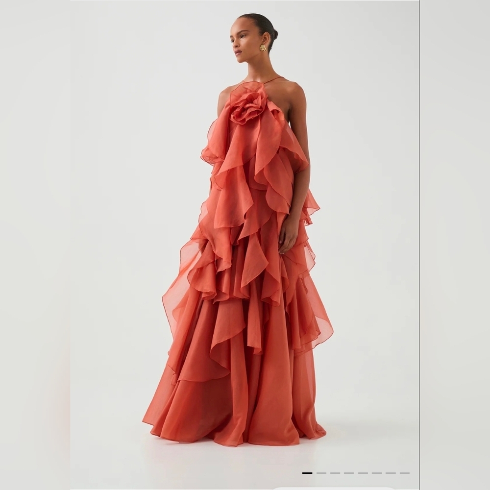 Aje Pandorea Layered Maxi Dress